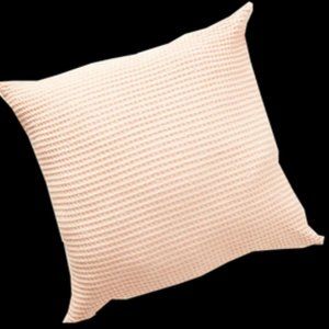 Anthropologie Woven Waffle Pillows and Throw